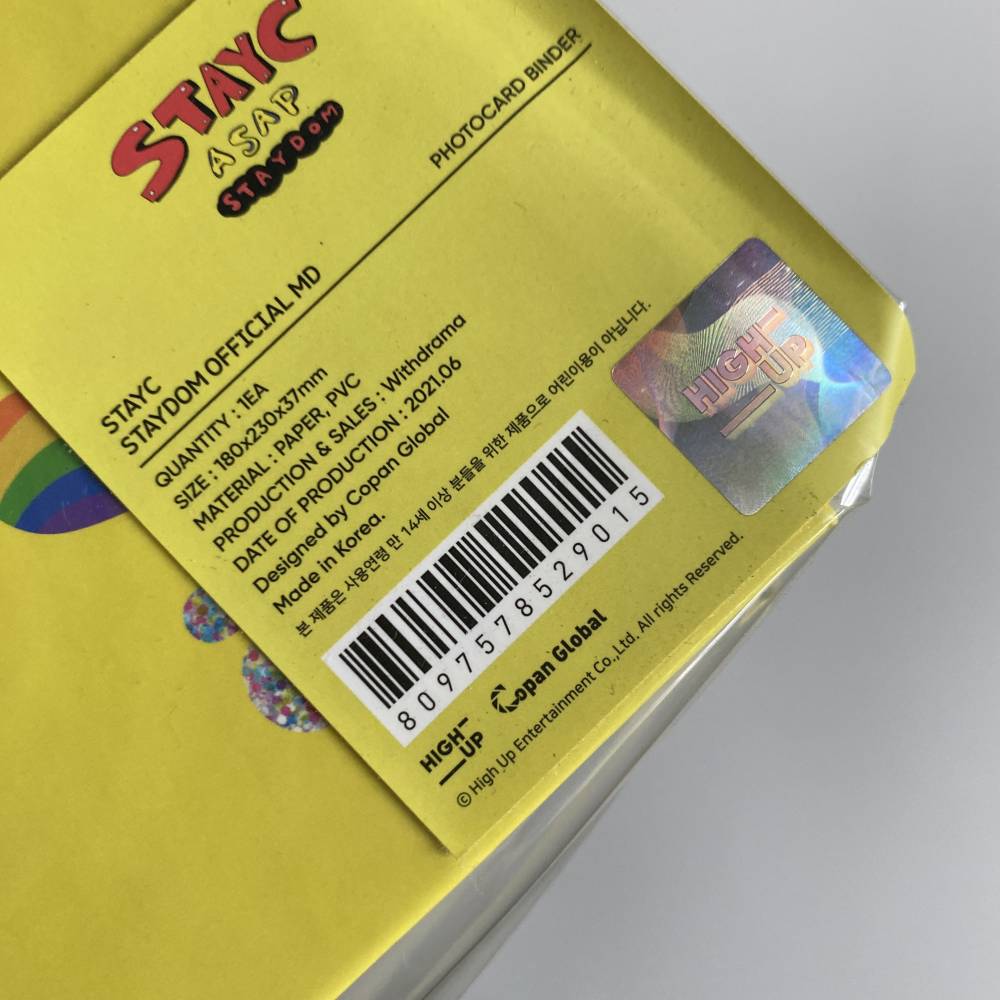 STAYC ASAP STAYDOM OFFICIAL MD - PHOTOCARD BINDER